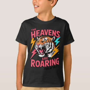T-shirt Les cieux sont rugissants Psaume 19_1 Tigre Chréti