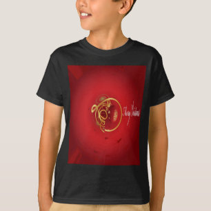 T-shirt Les cloches de Noël rouges Jingle ont un beau jour