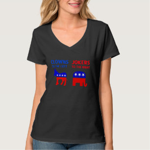 T-shirt Les Clowns À Gauche Plaisantent À La Lib De Droite