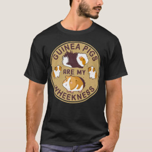 T-shirt Les Cochons De Guinée Sont Ma Prime À La Roue