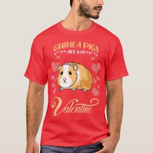 T-shirt Les Cochons De Guinée Sont Ma Vale Valentine De Co