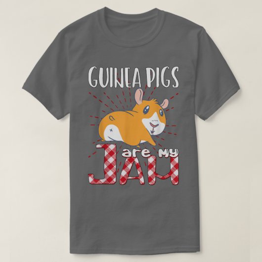 T-shirt Les Cochons de Guinée sont mon Jam 629 (Design devant)