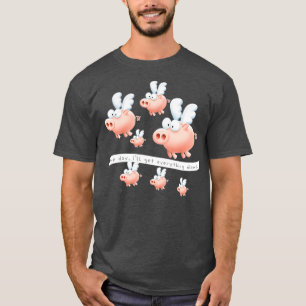 T-shirt Les cochons peuvent voler