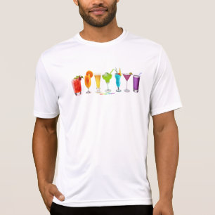 T-shirt Les cocktails alcoolisés de SlipperyJoe pour la co