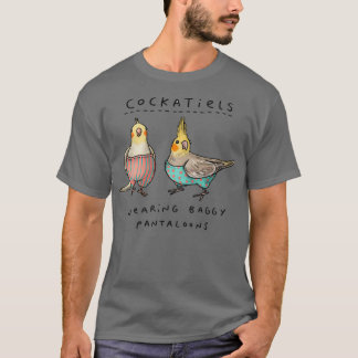 T-shirt Les Cocktails Portent Des Pantaloons Baggy