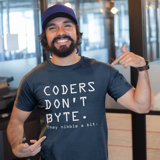 T-shirt Les codeurs n'octet pas