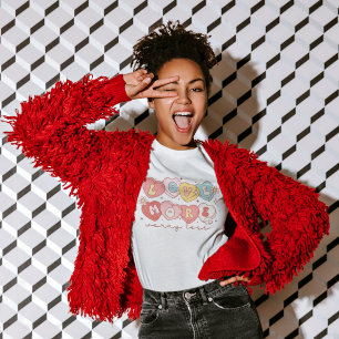 T-shirt Les Coeurs De Bonbons S'Inquiètent Moins, Aiment P