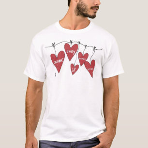 T-shirt Les Coeurs de l'unité de Jill