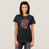 T-shirt Les Coeurs les plus forts ont des cicatrices Open (Devant entier)