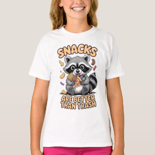 T-shirt Les collations sont meilleures que les déchets, Ra