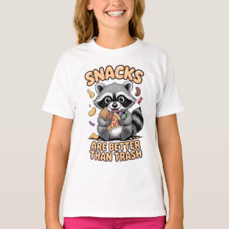 T-shirt Les collations sont meilleures que les déchets, Ra