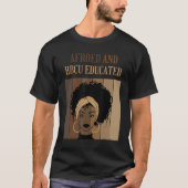 T-shirt Les Collèges Noirs Historiques Afroed Et HBCU (Devant)