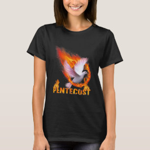 T-shirt Les colombes de la Pentecôte Flamme Saint-Esprit