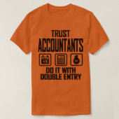 T-shirt Les Comptables De Confiance Le Font Avec Double En (Design devant)