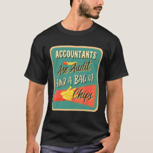 T-shirt Les Comptables Sont Des Vérificateurs Et Un Sac De