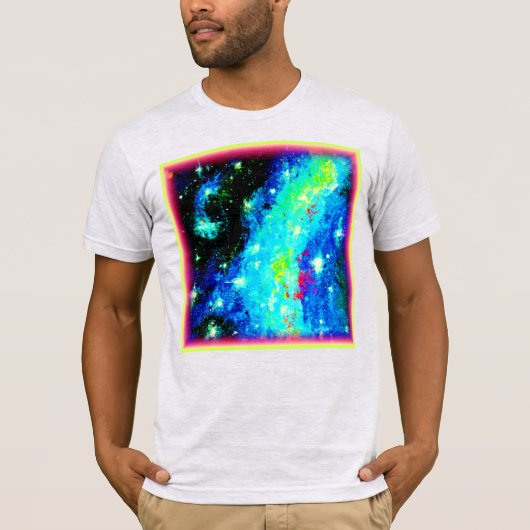 T-shirt Les conceptions cosmiques nébuleuses et spatiales. (Devant)