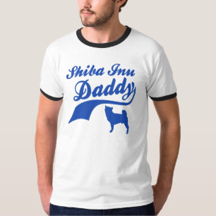 T-shirt les conceptions d'inu de shiba de cool de papa