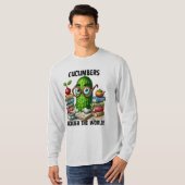 T-shirt Les Concombres Classiques Conquérent Le Monde (Devant entier)