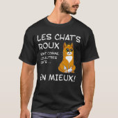 T-shirt Les Conversations Roux Sont Comme Les Autres Conve (Devant)