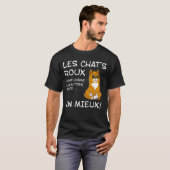 T-shirt Les Conversations Roux Sont Comme Les Autres Conve (Devant entier)