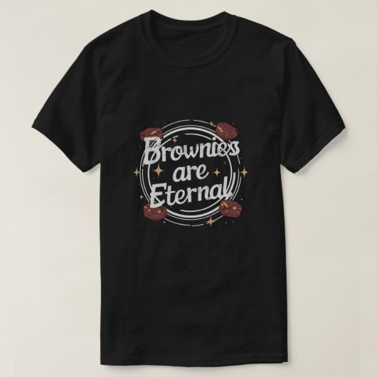 T-shirt Les cookies sont éternels (Design devant)