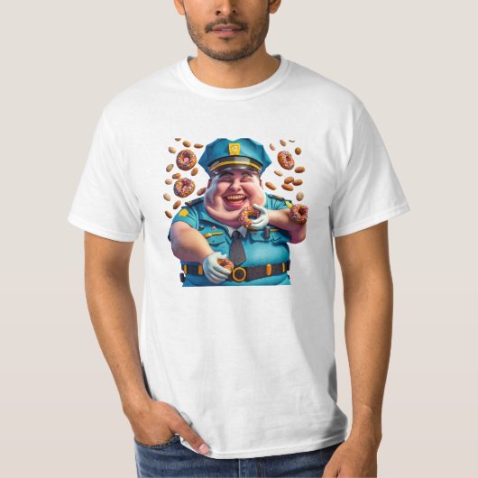 T-SHIRT LES COPS AIMENT LES DOUGHTS (Devant)