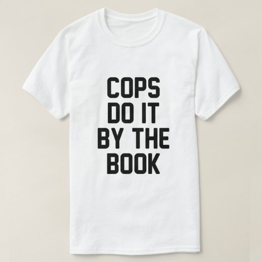 T-SHIRT LES COPS LE FONT PAR LE LIVRE (Design devant)