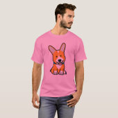 T-shirt Les Corgis de corgi poursuivent le Pembroke (Devant entier)