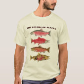 T-shirt Les couleurs de l'Alaska (Devant)