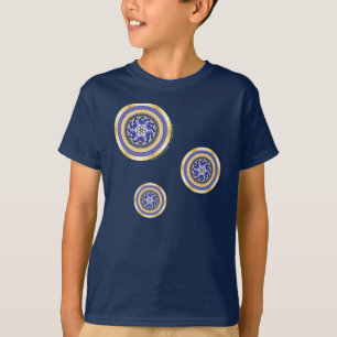 T-shirt Les couleurs du Nouvel An Chemise foncée pour enfa