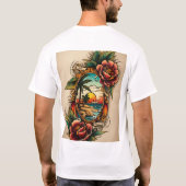 T-shirt Les Course Mythiques Expriment Le Tee. (Dos)