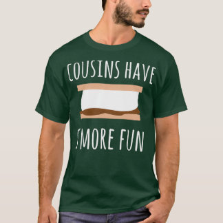 T-shirt Les cousins ont Smore fun cousin design de camping