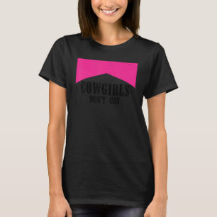 T-shirt Les cow-girls ne pleurent pas Fille country weste