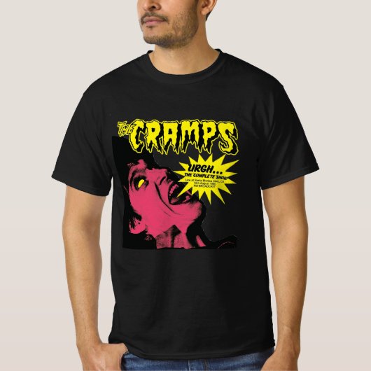 T-shirt Les Crampes, les films d'horreur, les années 1990 (Devant)