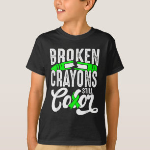 T-shirt Les crayons cassés colorent encore la sensibilisat