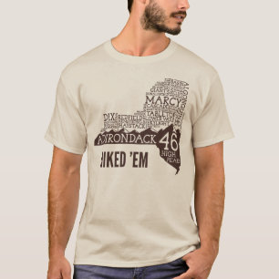 T-shirt Les crêtes élevées d'Adirondack ont augmenté l