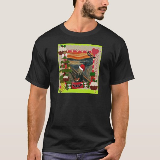 T-shirt les cris hideux noël (Devant)