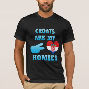 T-shirt Les Croates sont mon Homies