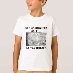 T-shirt Les cryptographes le font... HZ MXD KSUYFEEC