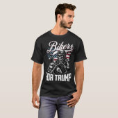 T-shirt Les cyclistes pour Trump (Devant entier)