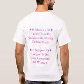 T-shirt Les dames de Lucy (Dos)