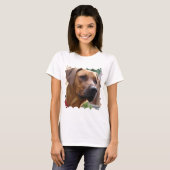 T-shirt Les dames de Rhodesian Ridgeback ont adapté le (Devant entier)