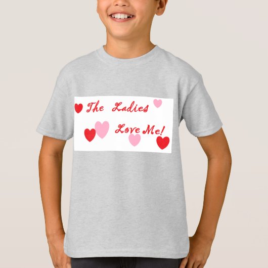 T-shirt Les dames m'aiment (Devant)