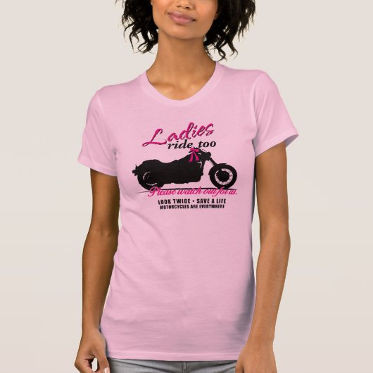 T-shirt Les dames montent trop - la conscience 2013 de (Devant)