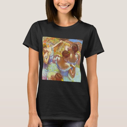 T-shirt Les Danseurs Bleus par Edgar Degas (Devant)