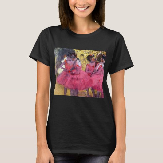T-shirt Les danseurs roses, avant le ballet par Edgar Dega (Devant)