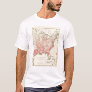 T-shirt Les décès malariques, lithographie statistique d
