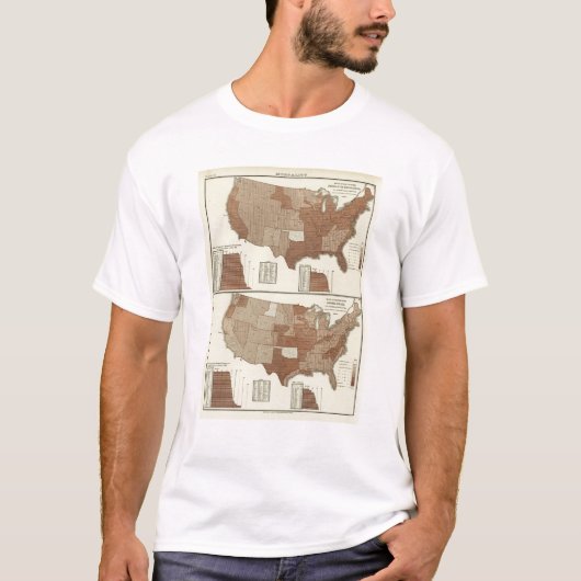 T-shirt Les décès, système nerveux, les maladies (Devant)