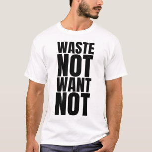 T-shirt Les déchets ne veulent pas