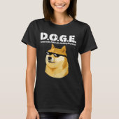 T-shirt Les Démocrates De Mème Doge Officiellement Exposés (Devant)
